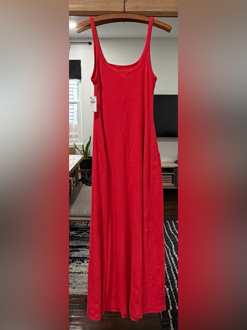 Old Navy Red Maxi Tank Dress Skirt